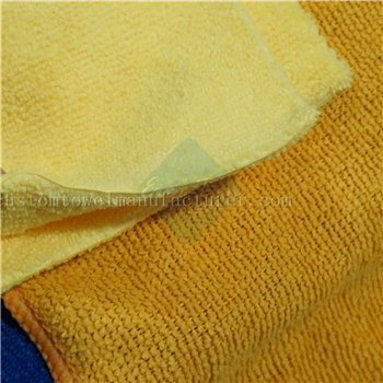 China Bulk waffle weave microfiber towel Factory Custom Yellow Color Home Kitchen Cleaning Towels Gifts Producer for UK Europe Ireland